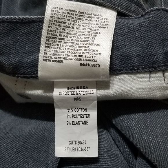 Citizens of Humanity Men's Grey Core Slim Straight Leg-Sz 34 - Picture 11 of 14